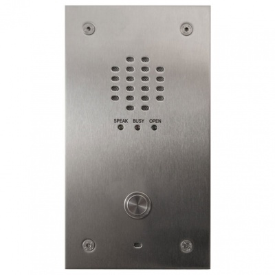 Videx VR120/136-1 1 button flush panel IP55